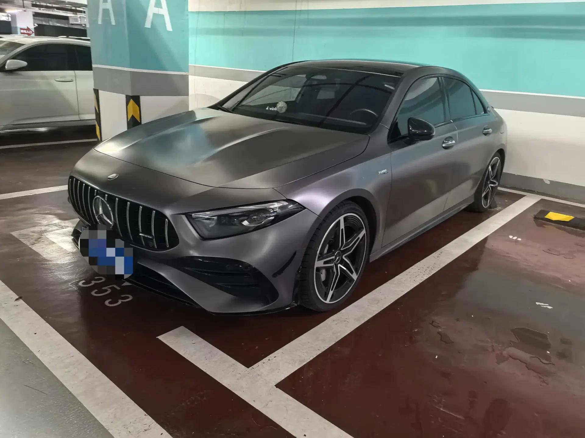 Открыть галерею: Mercedes Benz Class A AMG 2024 A 35 L AMG 4MATIC 48V 2.0T (modified) automatic gear