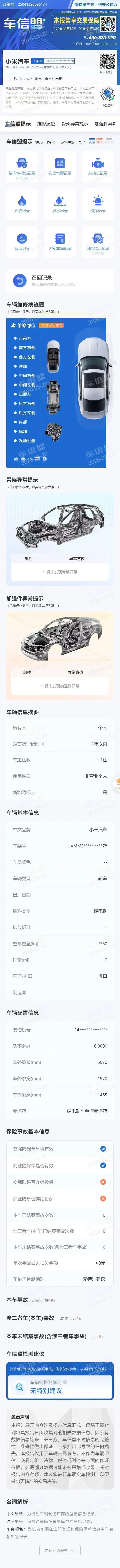 MI SU7 Ultra 2025 Ultra 7