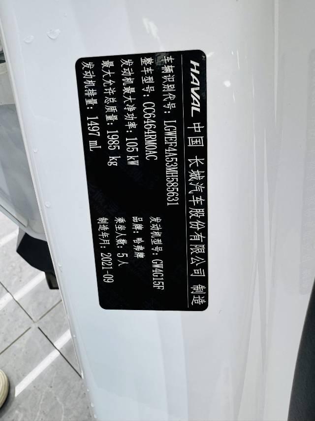 Haval H6 2021 National Tide Edition 1.5T Auto Champion Edition 13