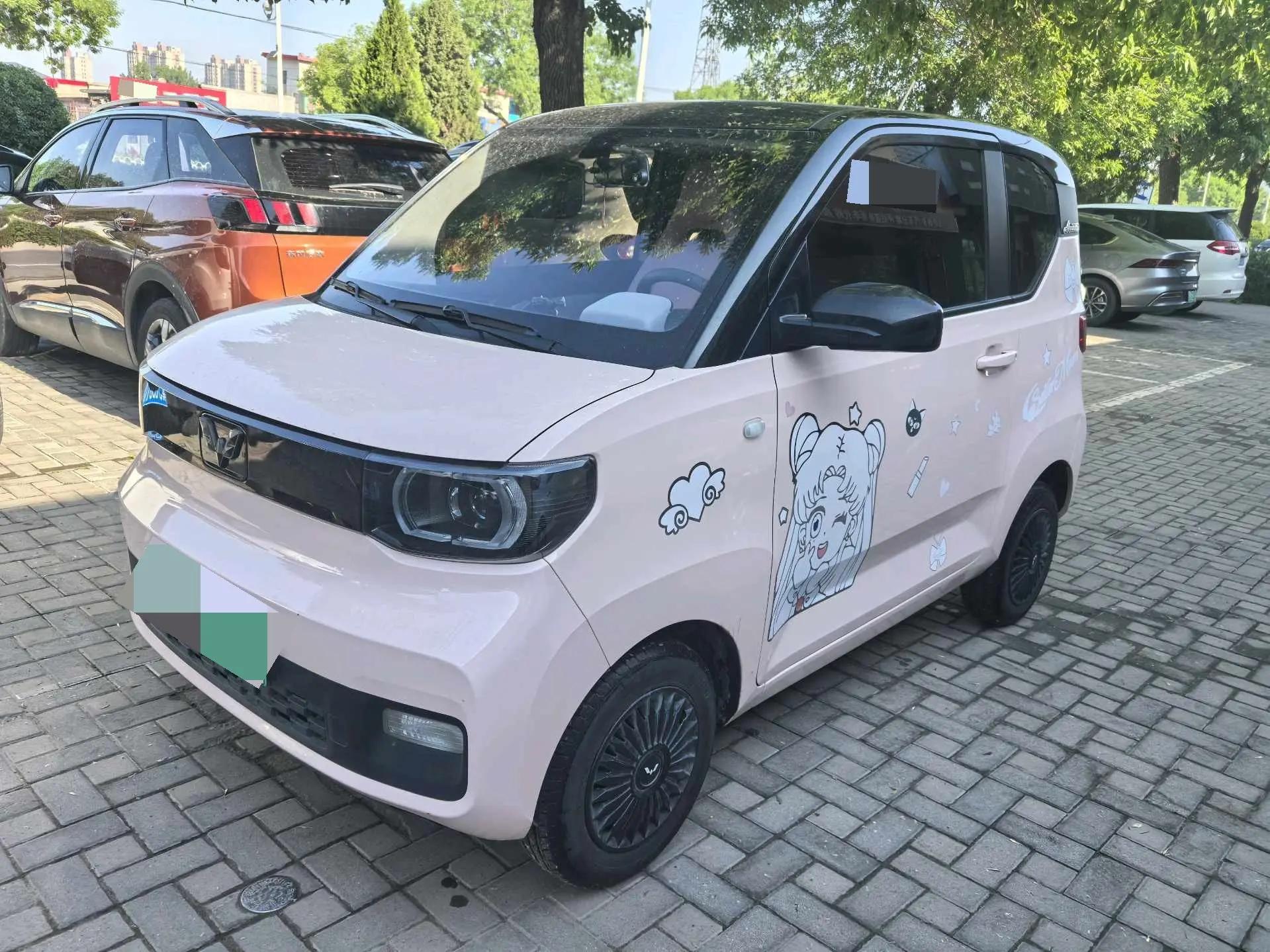 Hongguang MINIEV 2021 macaron sandwich 120km lithium iron phosphate