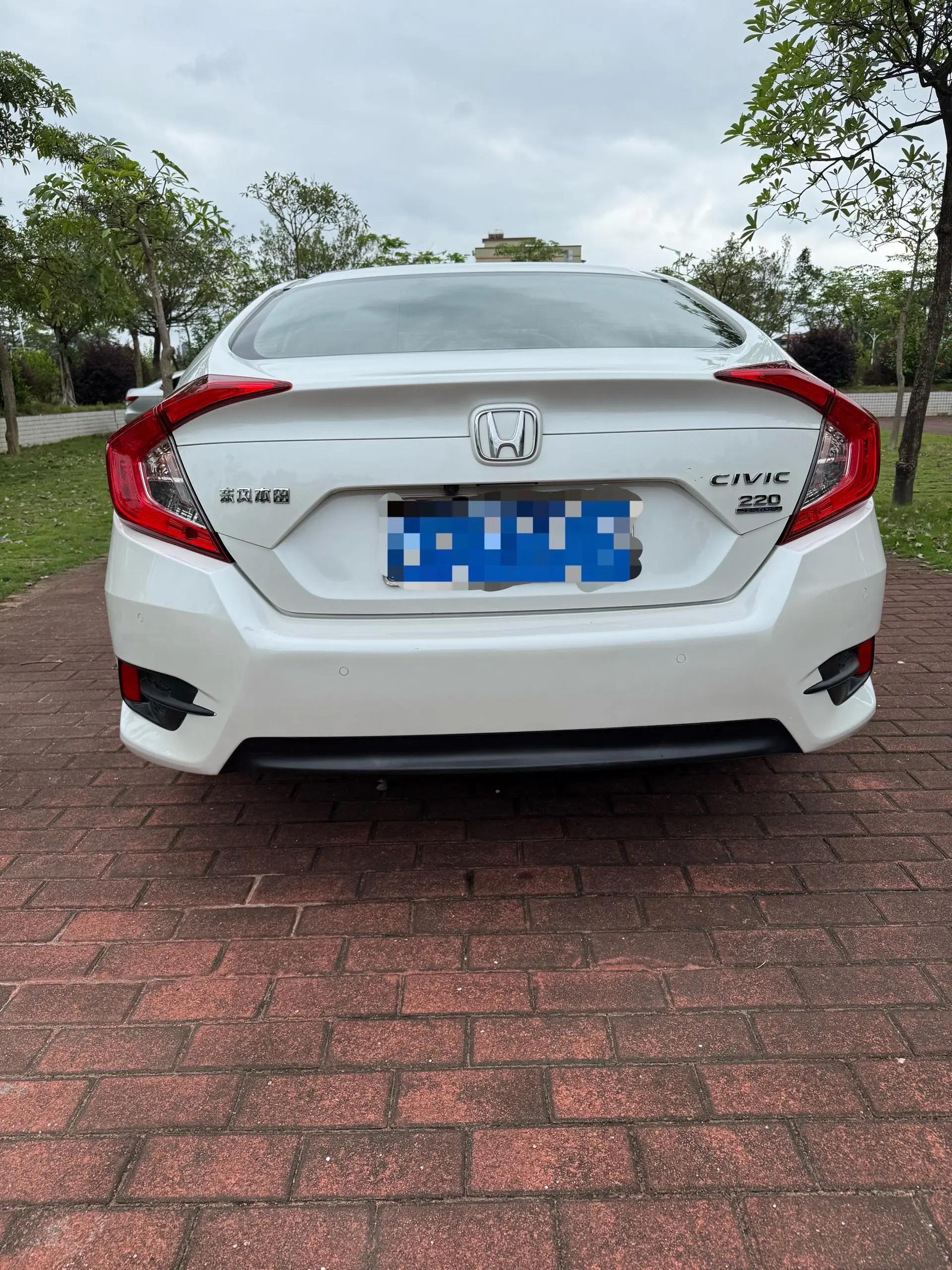 Civic 2019, 220TURBO CVT EX-L, China V Emission Standard 8