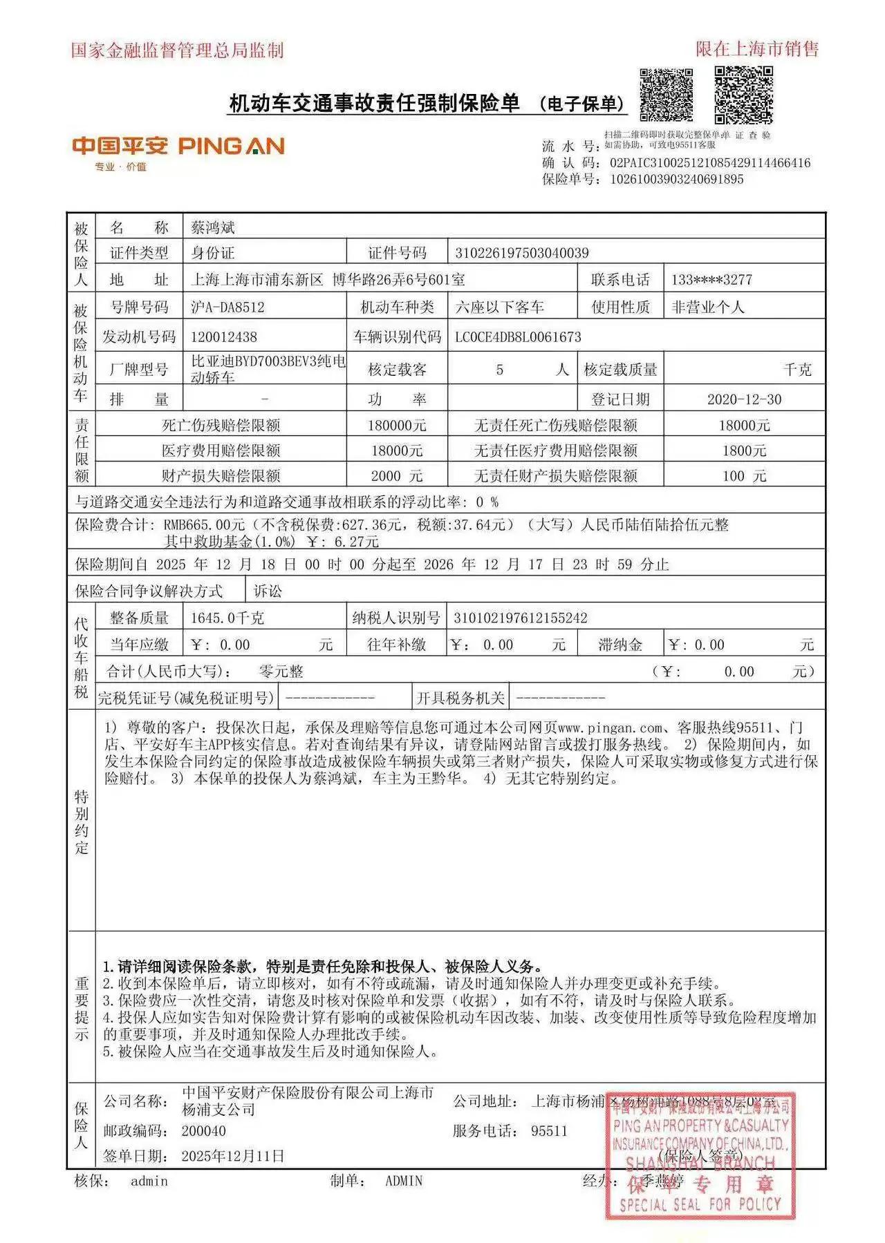 Yuan New Energy 2019 EV535 High Energy Pilot Edition 12