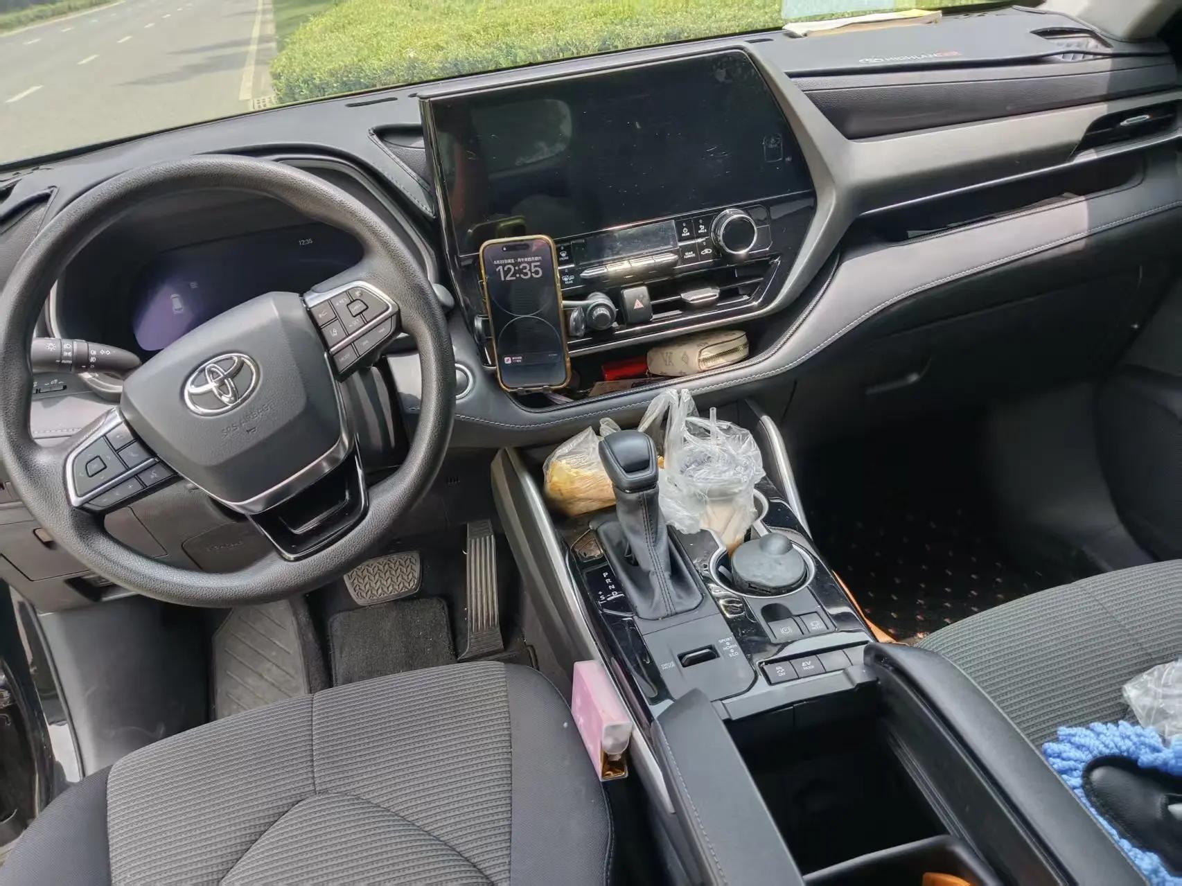 Toyota 2024 Highlander Dual Engine 2.5 CVT Intelligent Electric Hybrid Two-Wheel Drive Elite Version 5-Seater Automatic 5