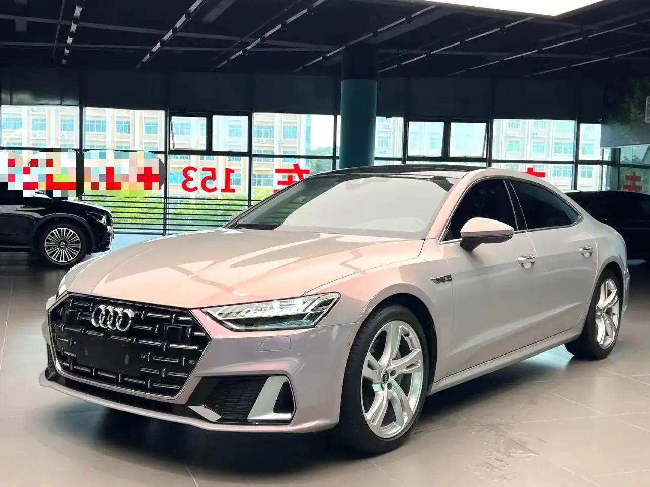 Audi 2024 A7L 2.0TFSI 45TFSI Quattro S-line Jianyuan Model Flow Crystal Package Automatic