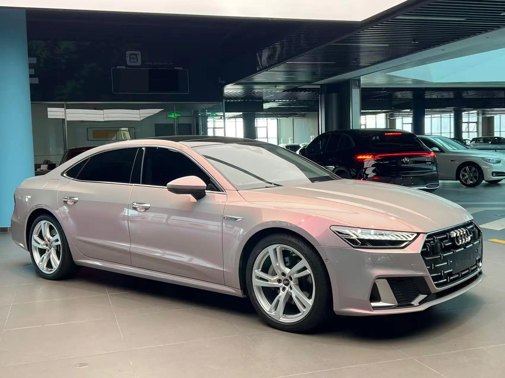 Audi 2024 A7L 2.0TFSI 45TFSI Quattro S-line Jianyuan Model Flow Crystal Package Automatic 3
