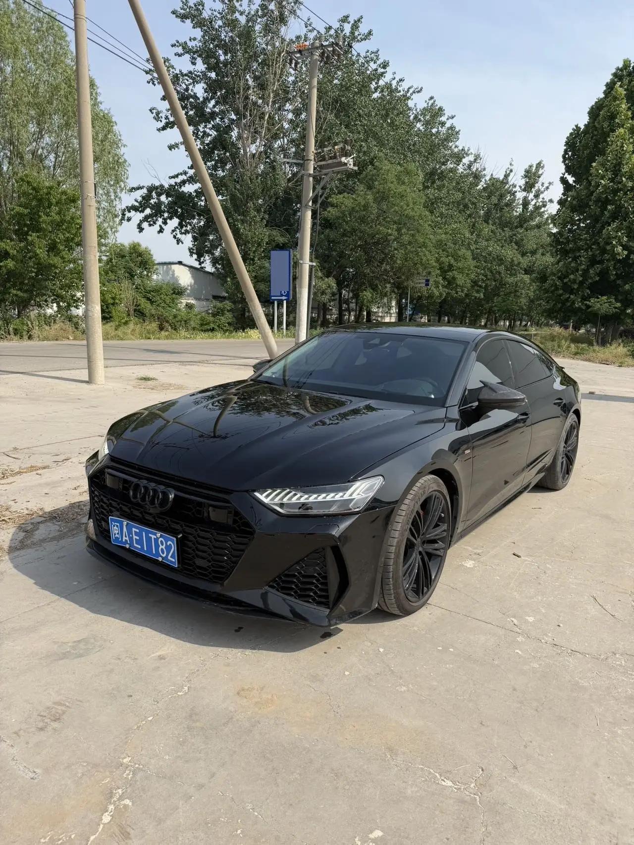 Открыть галерею: Audi A7 (Imported) 2023 A7 Sportback 2.0TFSI 45TFSI Prestige Edition Automatic