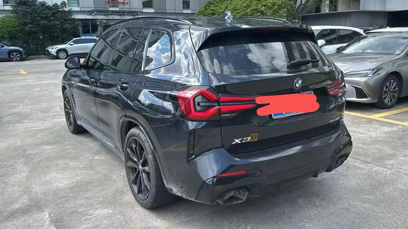 BMW 2023 X3 xDrive30i 2.0T exclusive M obsidian night set automatic gear 5