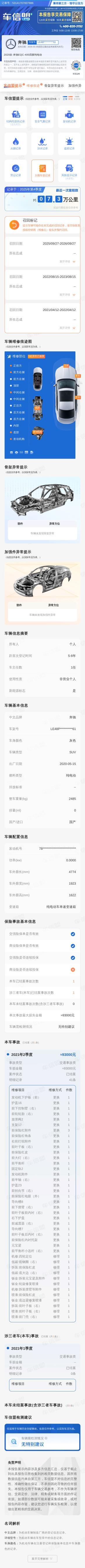 Mercedes Benz EQC 2020 EQC 400 4MATIC 10
